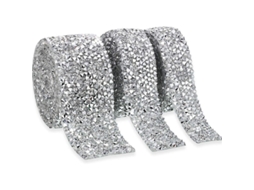 Rolo De Strass De Resina Com 3 Tamanhos, 3 Jardas, Adesivo Quente, Para Decoração De Festas, Diy E Bijuterias