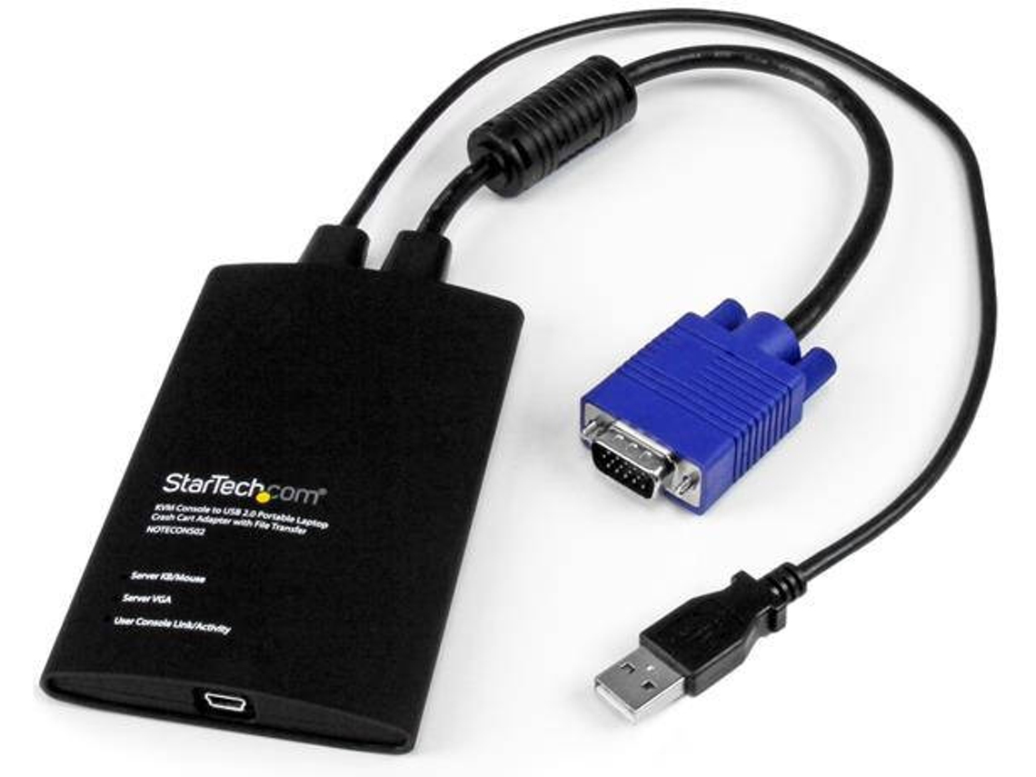 Switch KVM STARTECH NOTECONS02 em Preto