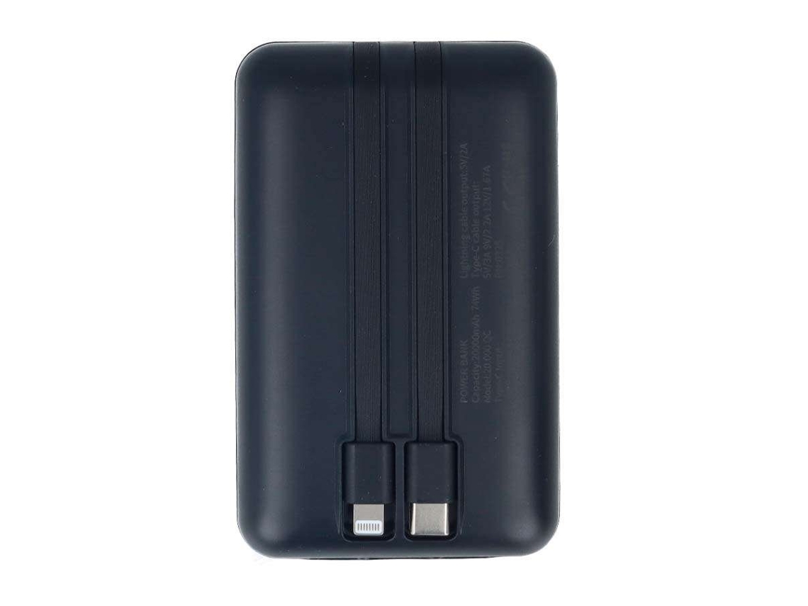 Powerbank Mini Preto 20.000 Mah LA CASA DE LAS CARCASAS