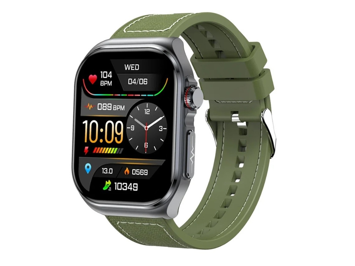 Smartwatch com chamada de ECG Bluetooth, pressão arterial de gordura corporal, açúcar, sem monitoramento de frequência cardíaca, monitoram Bestvite
