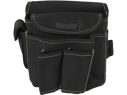 Bolsa de ferramentas de cintura Haofy, resistente e robusta, com vários compartimentos, ideal para eletricistas e trabalhadores da construção civil.