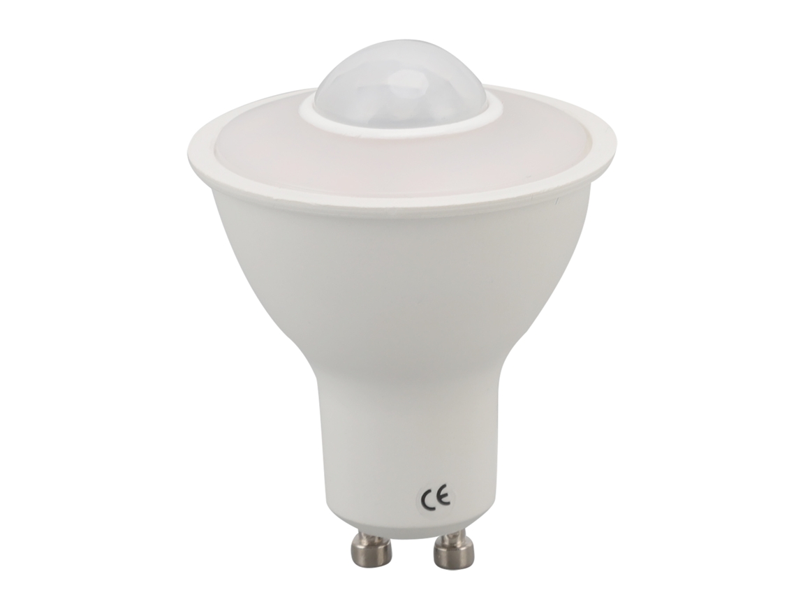 2026 bombilla Gu10 de Inducción Humana Infrarroja para Techo Pasillo Pórtico Luz Cálida 3000k 5w 500lm Ac 100‑240v