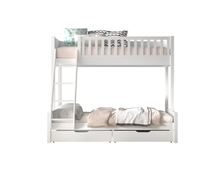 Beliche Vipack Scott PETITSMEUBLES Madeira MDF Branco (158x208x175)
