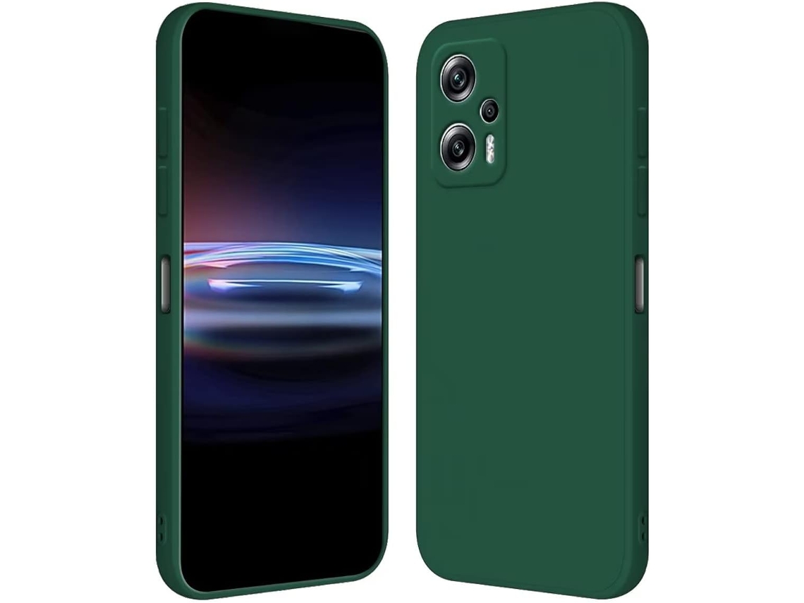 Capa Gt para Xiaomi Poco X4 Gt HONGWE. Textura Macia Verde
