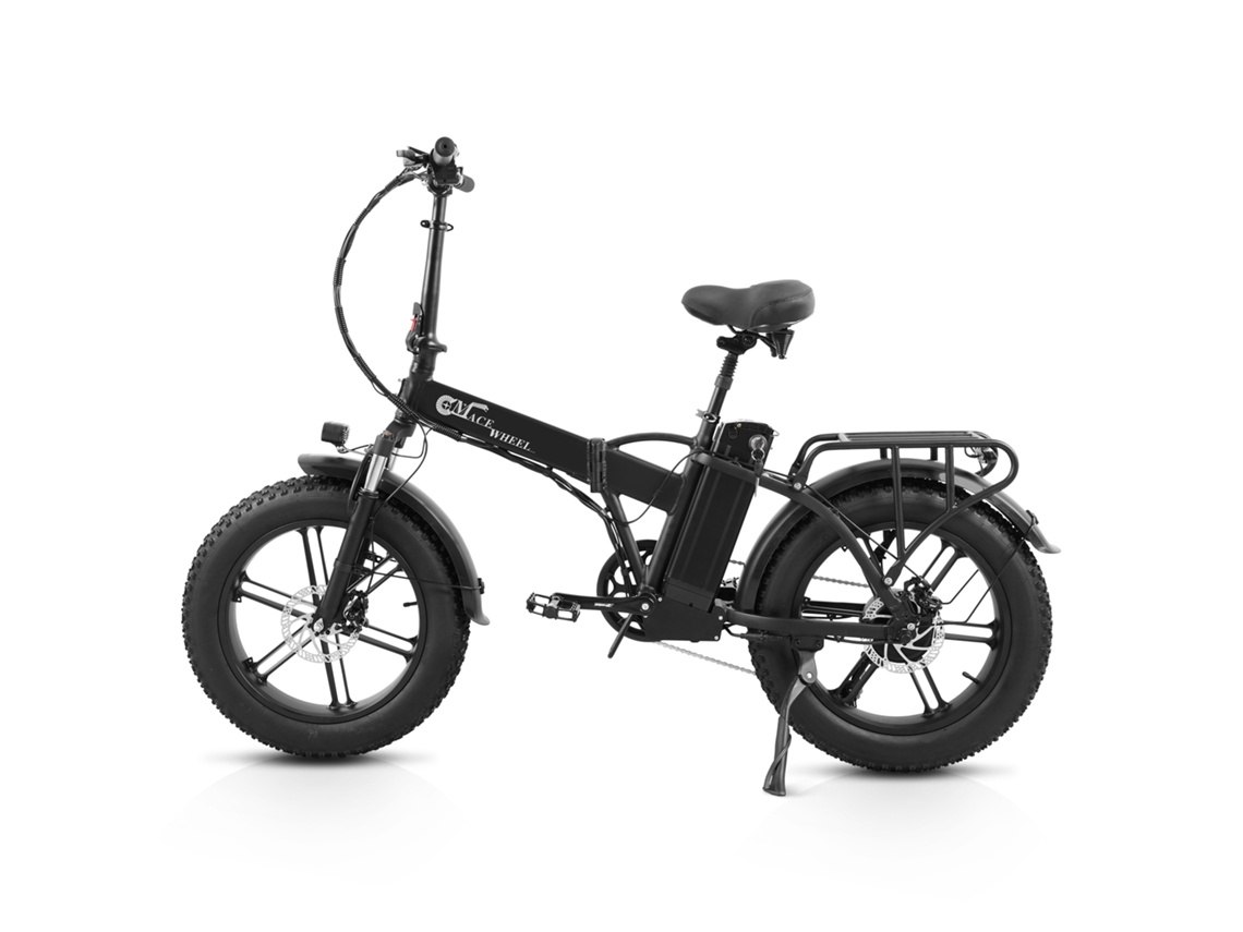 Bicicleta Elétrica Dobrável 20" Pneus Largos 48v 18ah 950w 42km/h Autonomia 55km VOLTEDGE