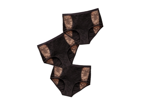 Cuecas ANAISSA Algodão Mulher (38-40 - Preto)