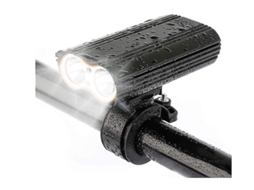Conjunto Luz Bicicleta Aluminio Usb Recarregavel Preto Yizhood