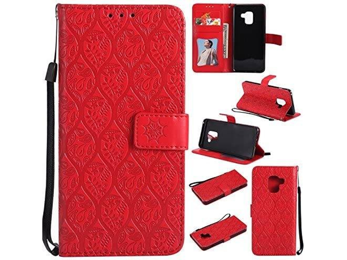 Capa Samsung Galaxy A8 2018 HONGWE. Vermelho