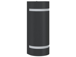 Luz de parede exterior VIDAXL Preto Alumínio (80x100x240 mm)