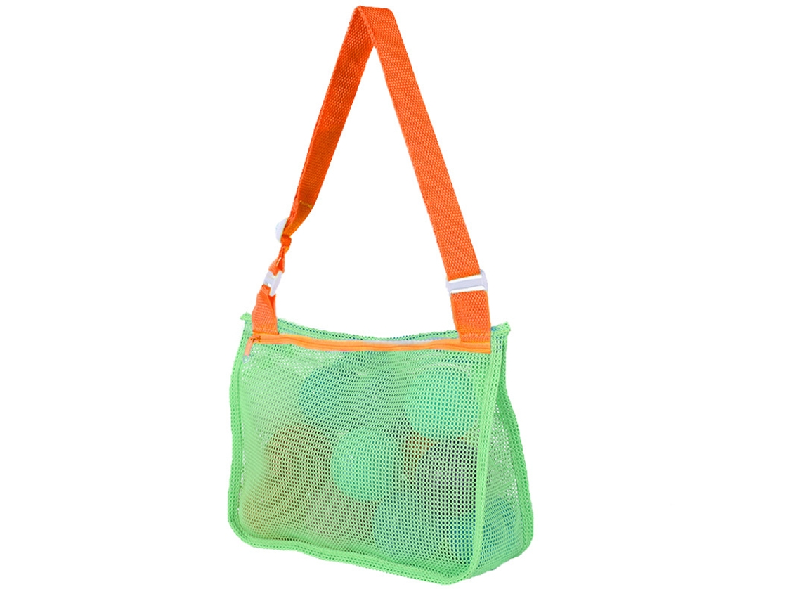 Bolsa De Armazenamento De Malha Para Brinquedos De Praia Yuysan 21x25x8cm Verde (aa10)