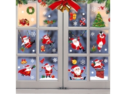 Adesivos De Parede E Janelas De Natal Decorações De Natal Autoadesivas Para Casa, Escola E Escritório Aquaforge