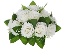 Rosas Artificiais Para Arranjos De Mesa, Festas De Casamento E Decoração De Ambientes.