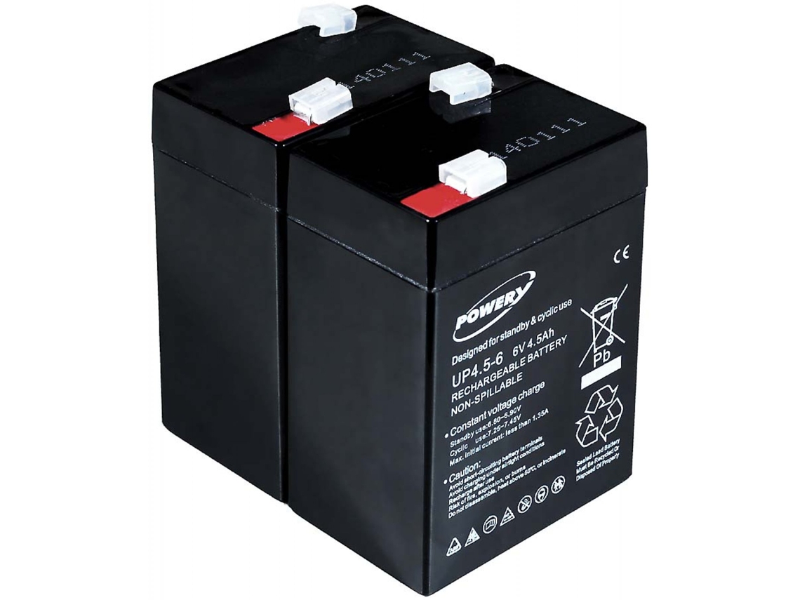 Bateria POWERY para YUASA NP4-6