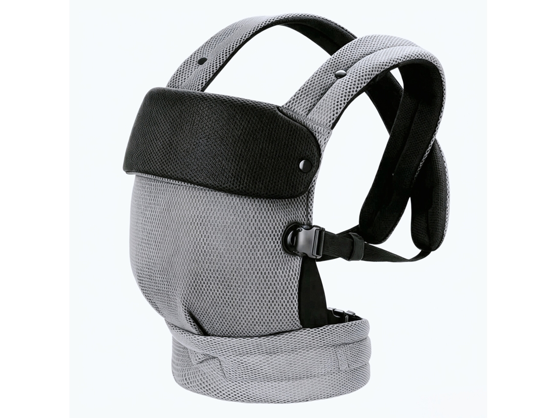 Porta bebés Multifuncional Regulável, Modelo em Rede Respirável, para Bebés de 4 a 18 Meses Cinza Escuro) CZHHMART