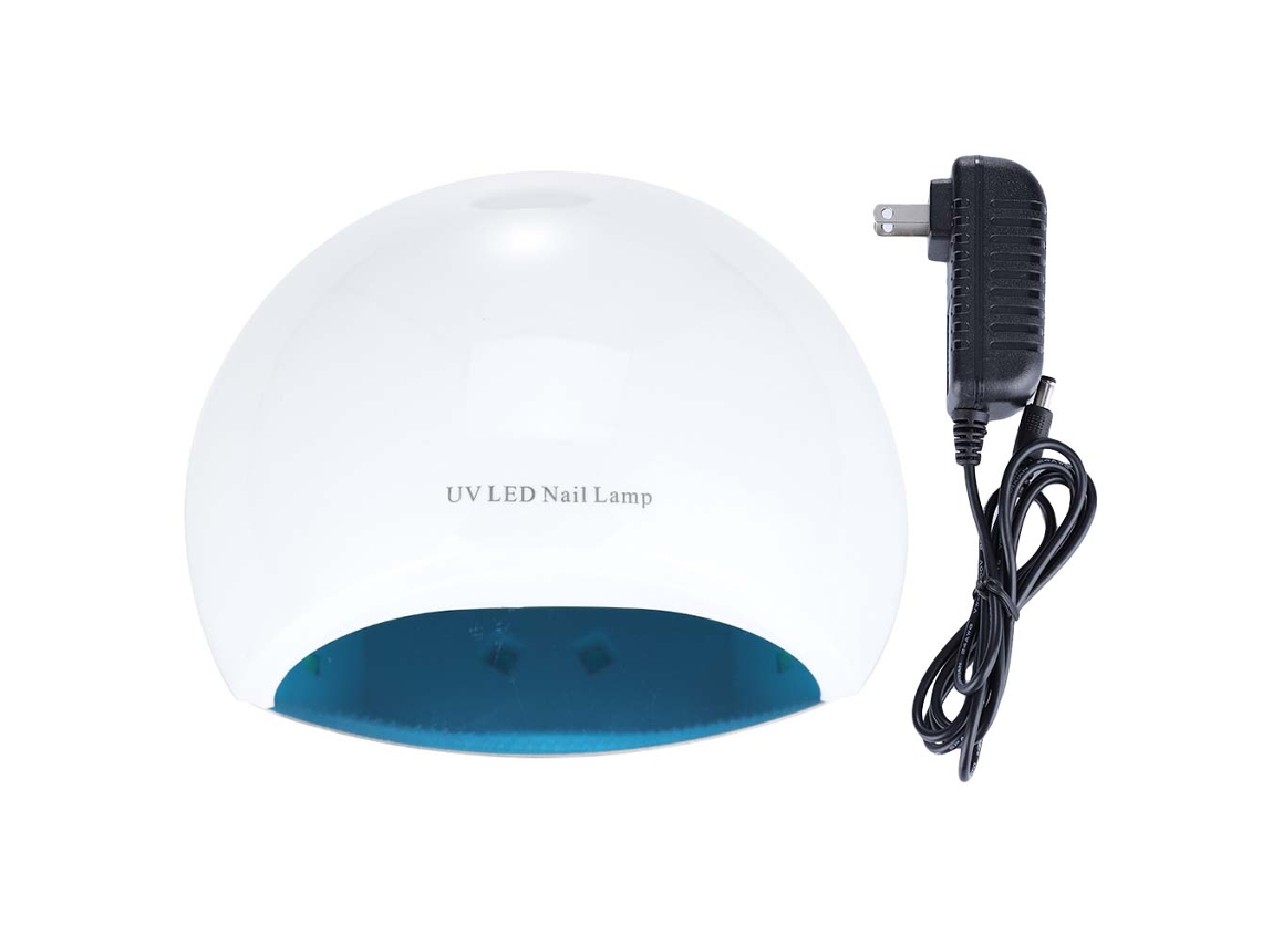 Lâmpada Led Para Unhas 36w Secador De Esmalte Máquina De Manicure Com 18 Leds Branco