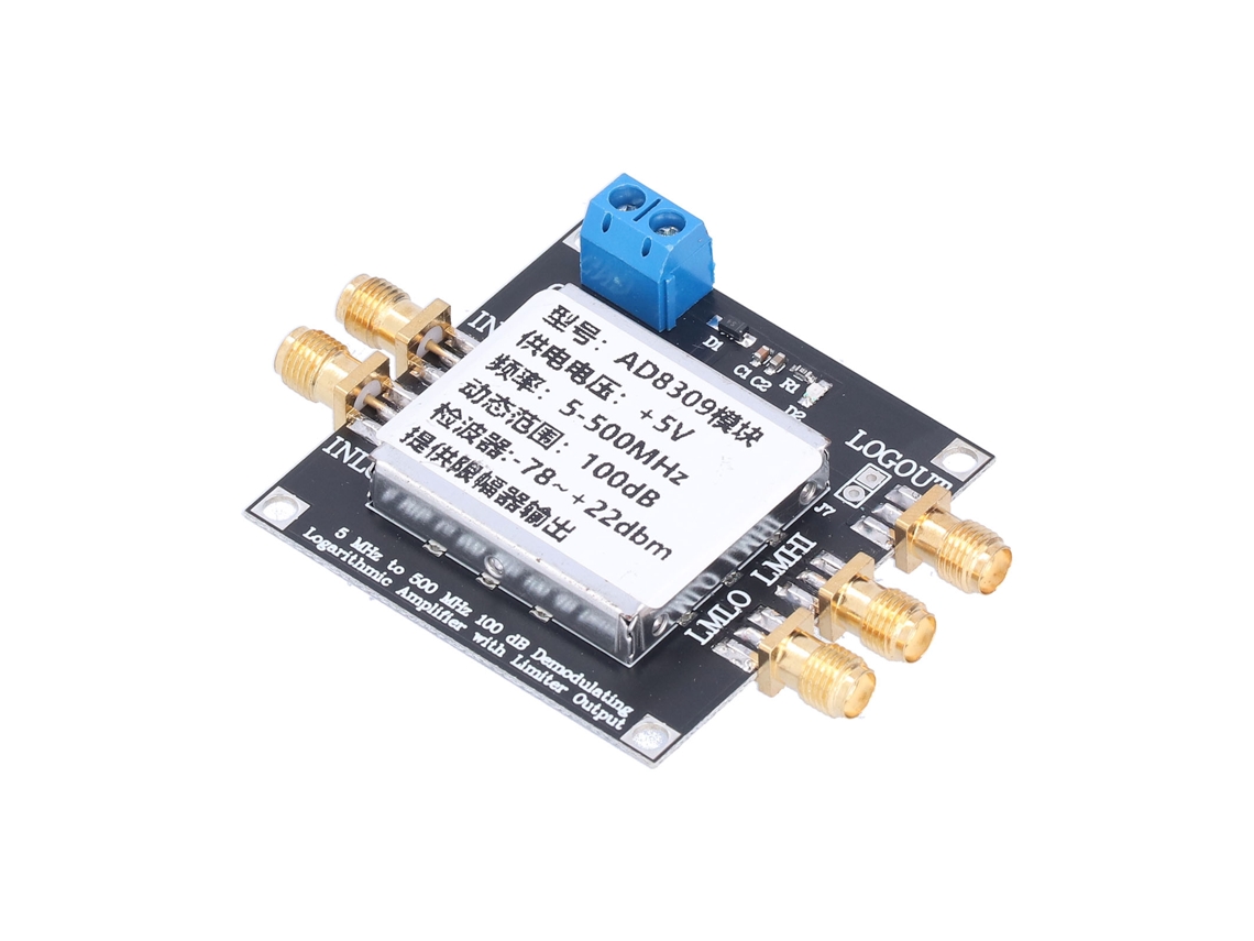 Laxiscreed Amplificador Logarítmico De 100db Para 5mhz A 500mhz Ideal Para Demodulação Fsk E Psk