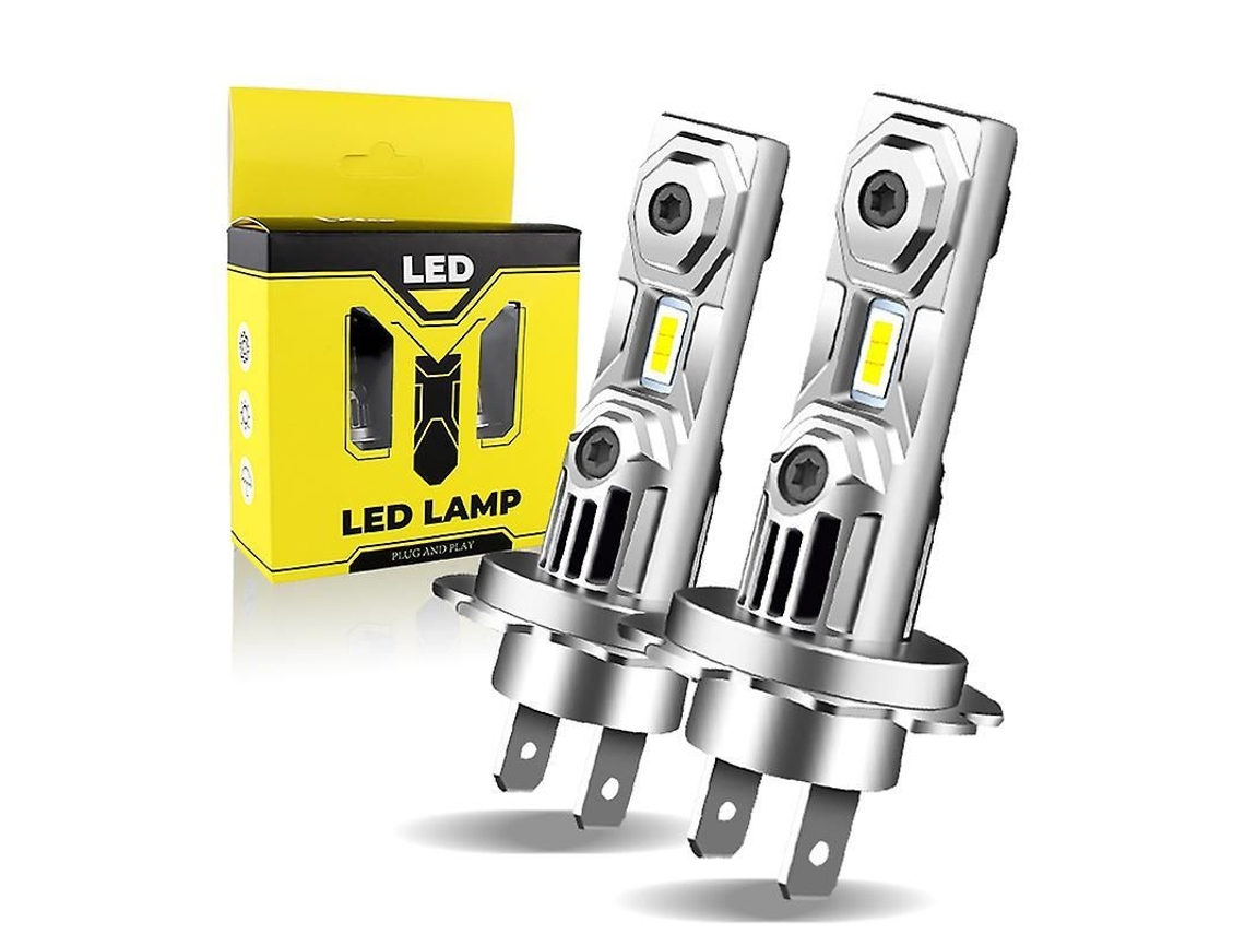 Lâmpadas De Farol Led H7 60w 12000lm Branco 6000k Para Honda Cbr1000rr Cbr500r Cbr600rr 2 Unidades Led H7 Branco