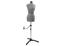 Vidaxl Forma De Vestido Ajustável Feminina Cinzeto S Veludo