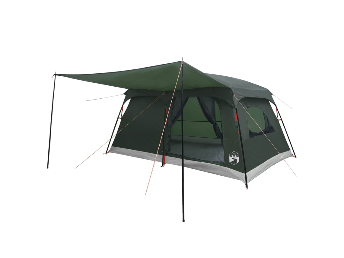 Conjunto 1 Barraca Familiar Vidaxl Verde Poliéster (420 X 305 X 200 Cm)