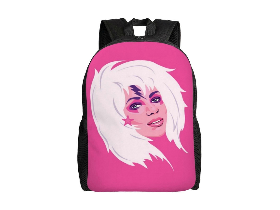 Mochila Jem And The Holograms Para Escola E Trabalho, Leve E À Prova Dágua, Mochila Estilosa Para Estudantes E Adultos. Olysi Shop