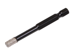 Broca Diamantada Hexagonal Dbd6h Ø 6 Mm
