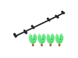Soporte Para Cañas De Pesca De Aluminio Duradero, Estructura Compacta, 45cm Y 4 Cabezas, Resistente Al Desgaste