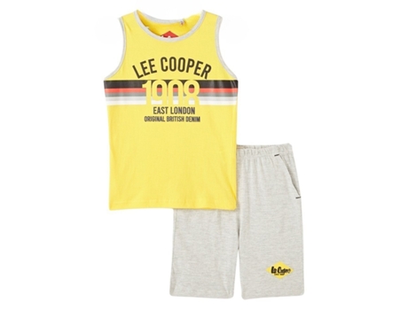 T-Shirt de Criança LEE COOPER Amarelo (XS)