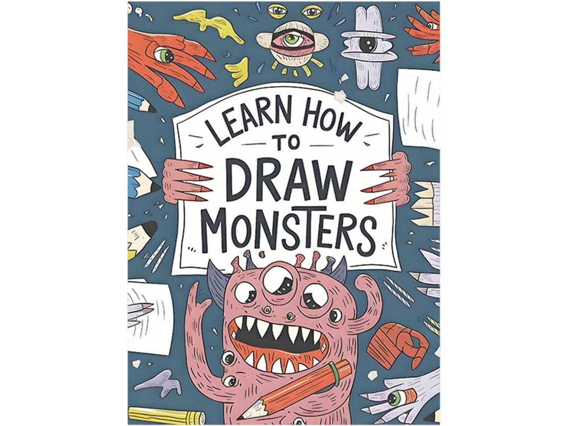 Livro De Colorir Educativo Para Crianças A Partir De 3 Anos - Doodling