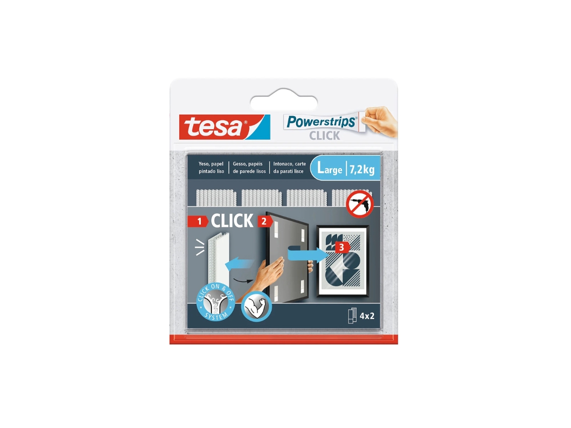 Tesa Powerstrips Click Almohadilla De Fijación