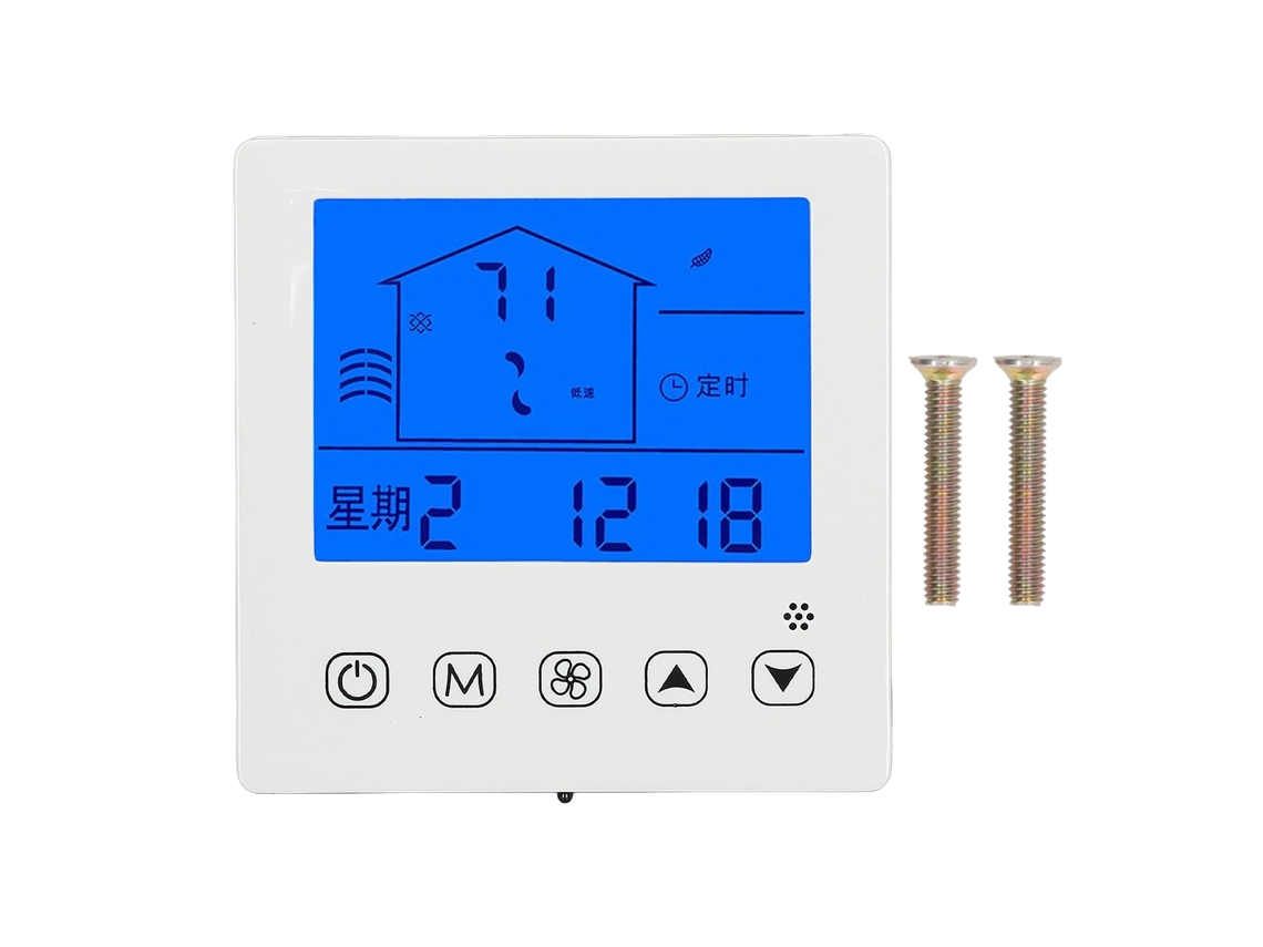 Laxiscreed Controlador De Ar Fresco Com Sensor De Temperatura E Humidade Para Diferentes Tensões