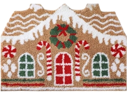 Tapete De Natal Para Porta, Tapete Macio Para Exterior Com Tema De Inverno |