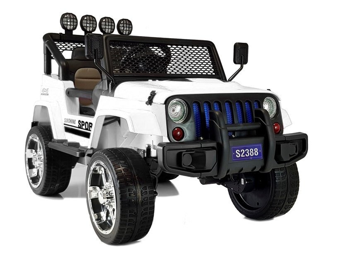 Passeio De Carro S2388 Jeep Branco 4x45w B.active