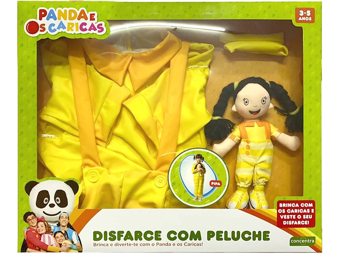 Fato Pipa Panda e os Caricas