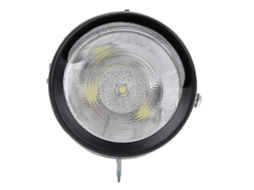 Farol Bicicleta Vintage Metal Preto Yizhood