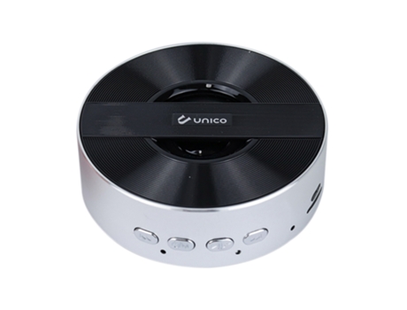 Coluna Wireless Portátil Pequena e Prática S/ Fio Unico Star Bs1064 Prateado