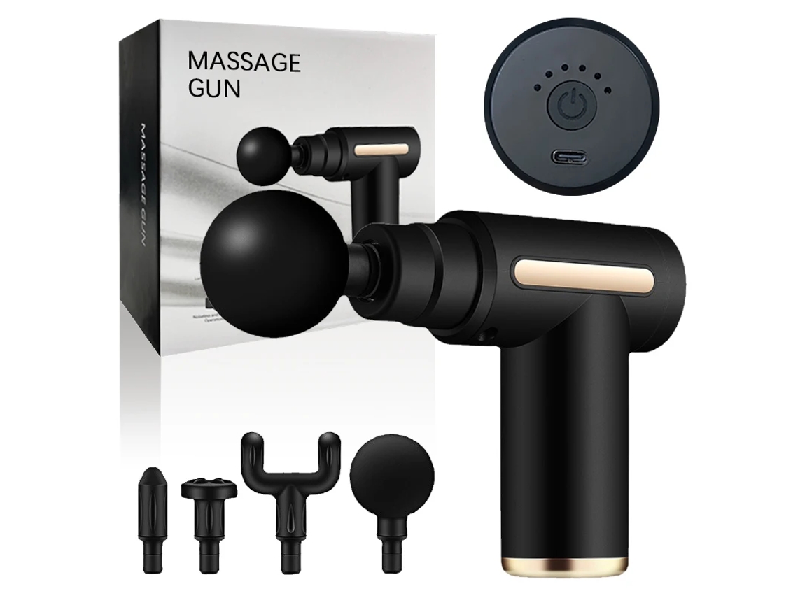 Pistola De Massagem Muscular Orysin Preto