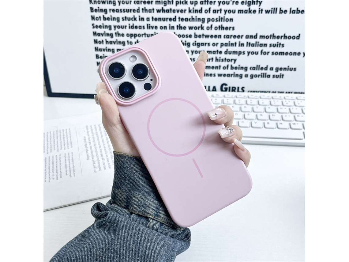Capa Magnética Flexível Para Iphone 17 Air Com Orifício Grande