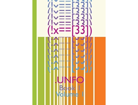 Livro x33 Book 1 Volume 1 de UNFO Harold Abramowitz (Inglês)