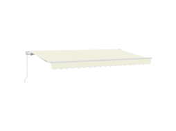 Toldo Retrátil Manual Creme 400 X 200 Cm Tecido MAISON EXCLUSIVE