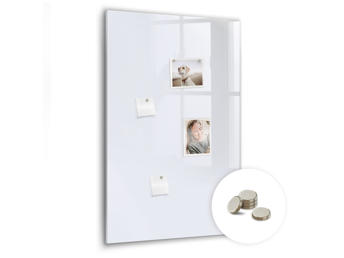 Quadro Magnético De Parede Branco Escuro Para O Quarto Das Crianças Espelharte (60x90 Cm)