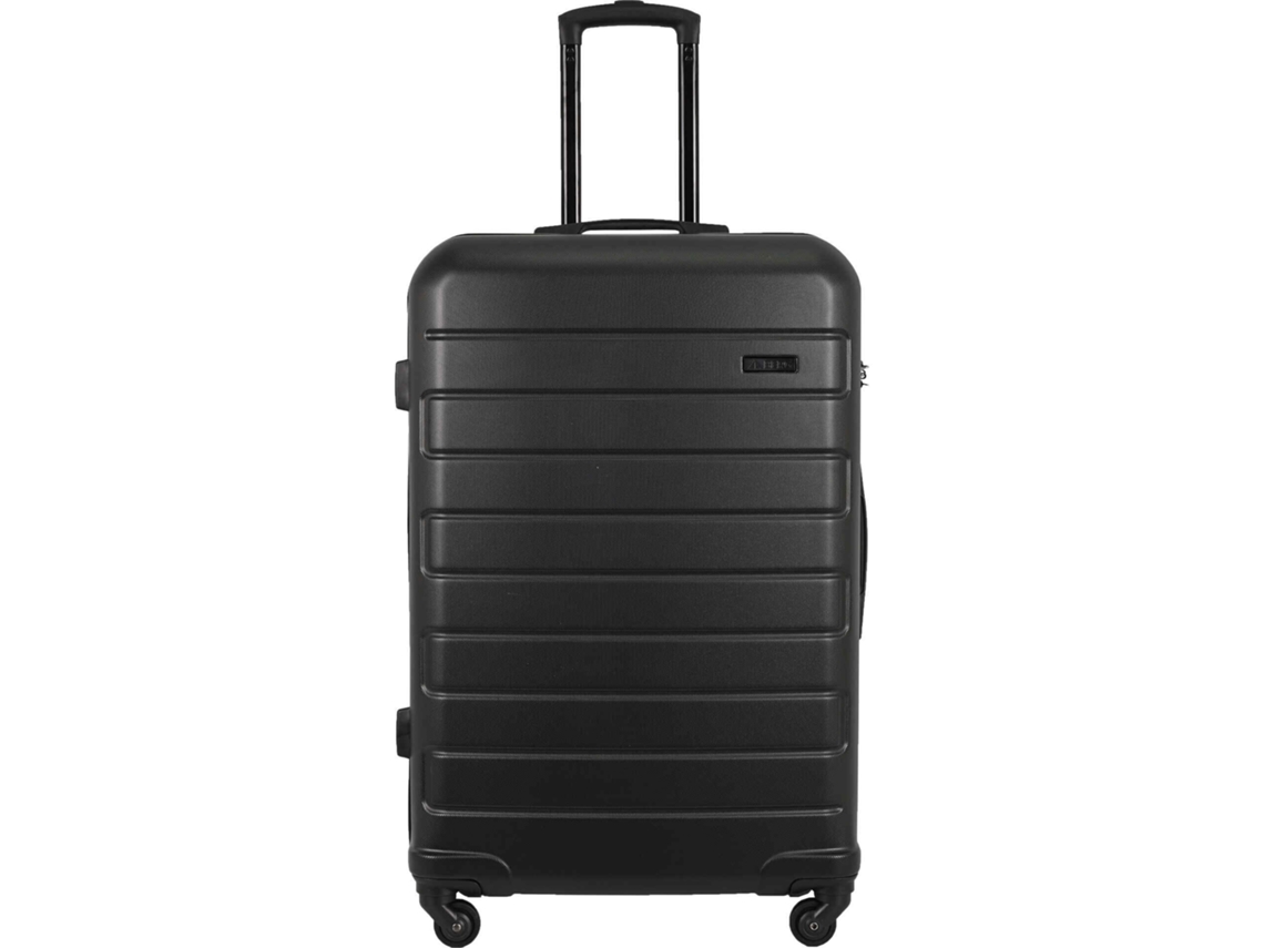 Mala De Viagem Grande 4 Rodas Preta Lifestyle Berg