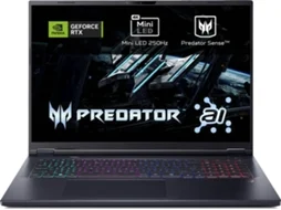 Portátil Gaming ACER Predator Helios Neo 18 AI (Intel Core Ultra 9 275HX - NVIDIA GeForce RTX 5070 Ti - RAM: 32 GB - 1 TB SSD - 18'')