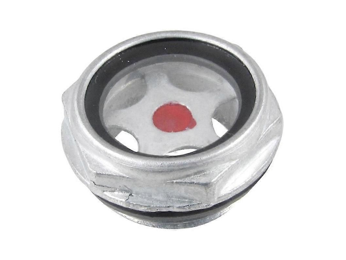 Vidrio De Nível De Óleo Para Compressor De Ar Metálico Com Rosca Macho 26mm Plata Negra