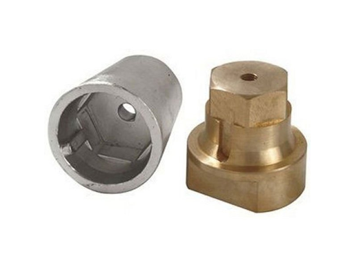 Ânodo Hexagonal de Eixo Completo Radice 1.02Kg Cinzento 40 Mmtecnoseal