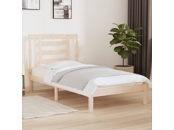 Vidaxl Cama Sem Colchão 90x200 Cm Madeira De Pinho Maciça