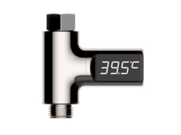 Termómetro De Duche Ecrã Led Giratório 360° Para Água De Banho De Bebé Casa, Casa De Banho E Cozinha Hexinyigjly