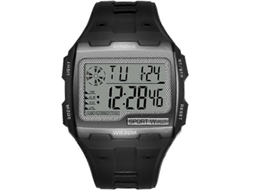 Relógio Esportivo Masculino Multifuncional Synoke Square Sarge Com Tela Luminosa