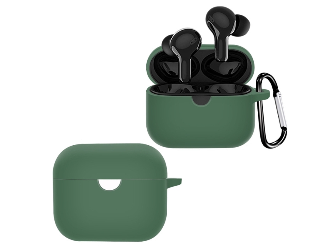 Capa Protetora Halinuia Silicone Macio Cor Pura Com Gancho Modelo Noise Base (compatível Fones Cancelamento Ruído Genérico)