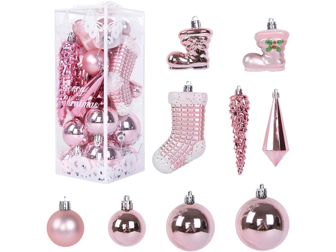 21 Bolas Decorativas De Natal Antichoque |