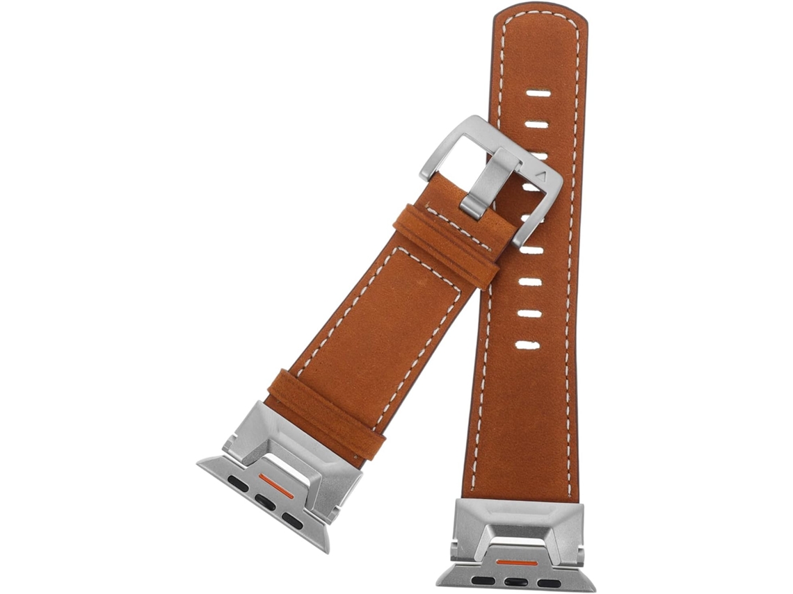 Pulseira De Couro Ajustável Para Relógio Masculino, Confortável E Com